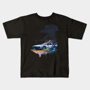 Summer Art DMC DeLorean Kids T-Shirt